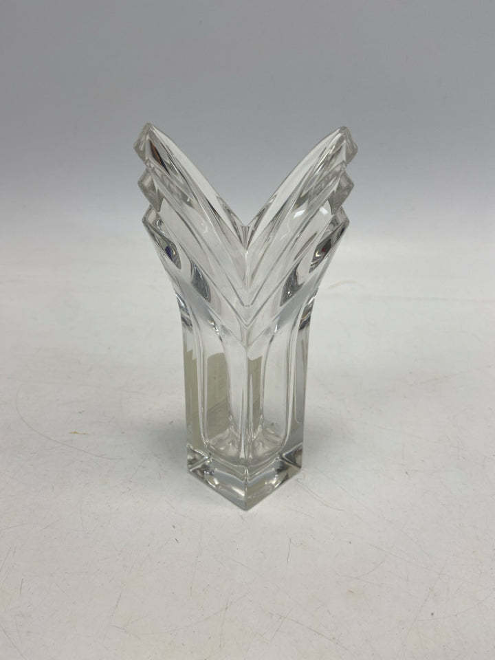 Mikasa Clear Glass Vase