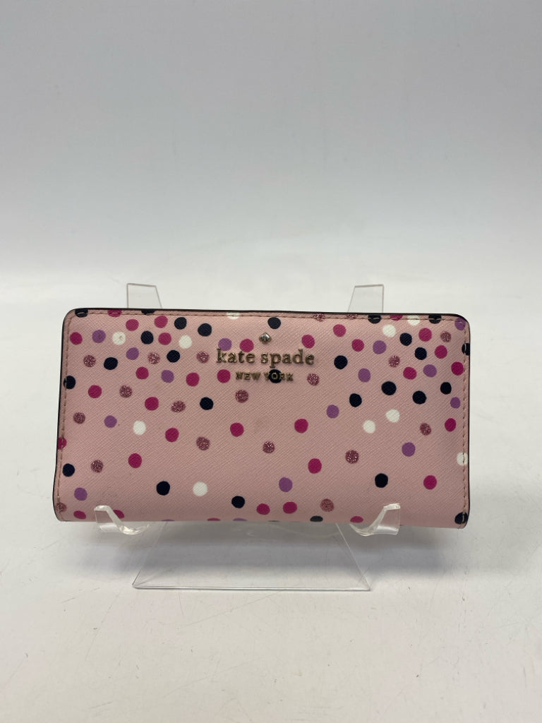 Kate Spade Pink Multi-Color Dot(s) Wallet