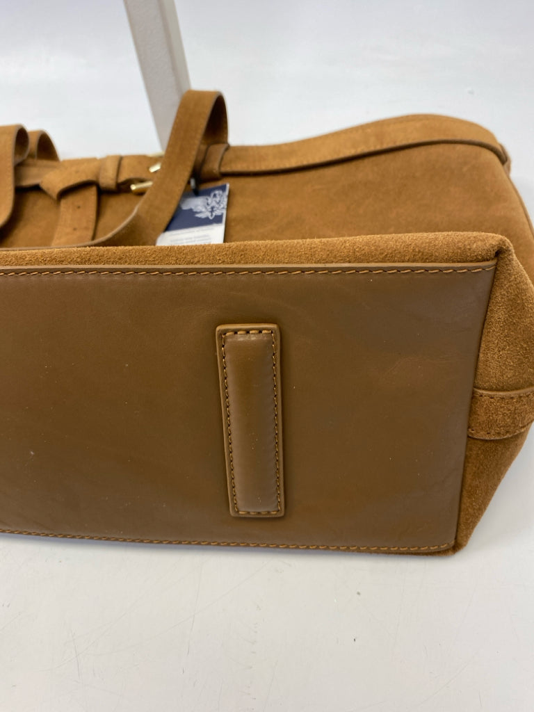 NWT Apatchy London Brown Suede Handbag