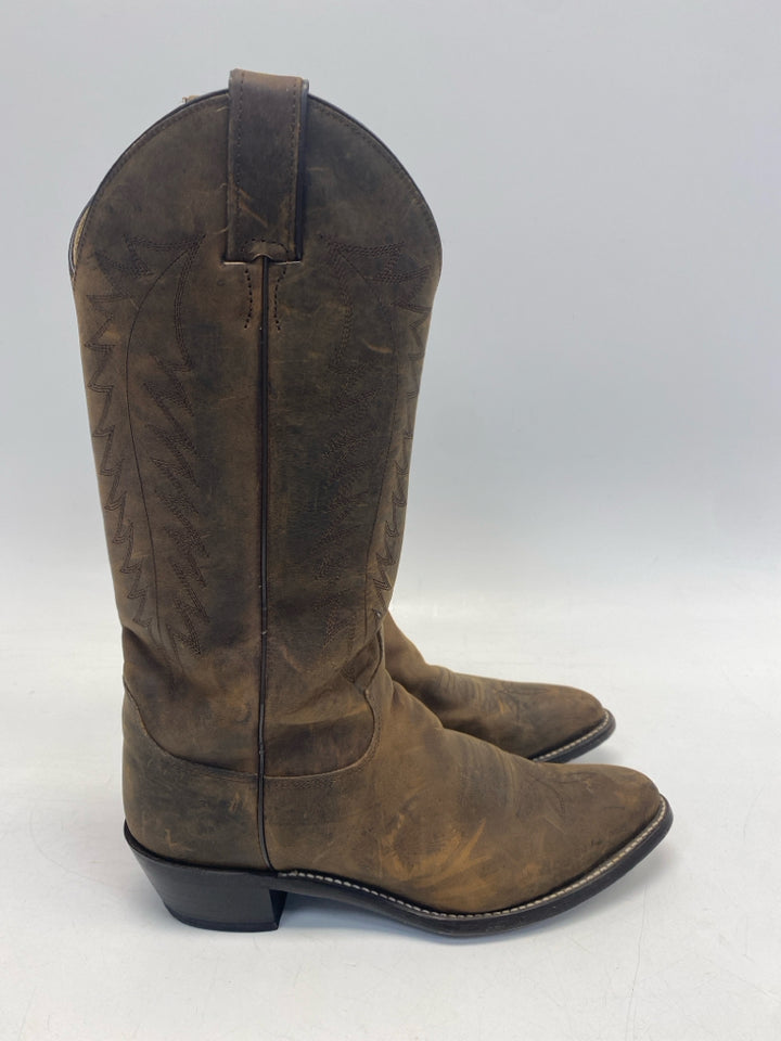Justin US Shoe Size 7.5 Brown Distressed Boots