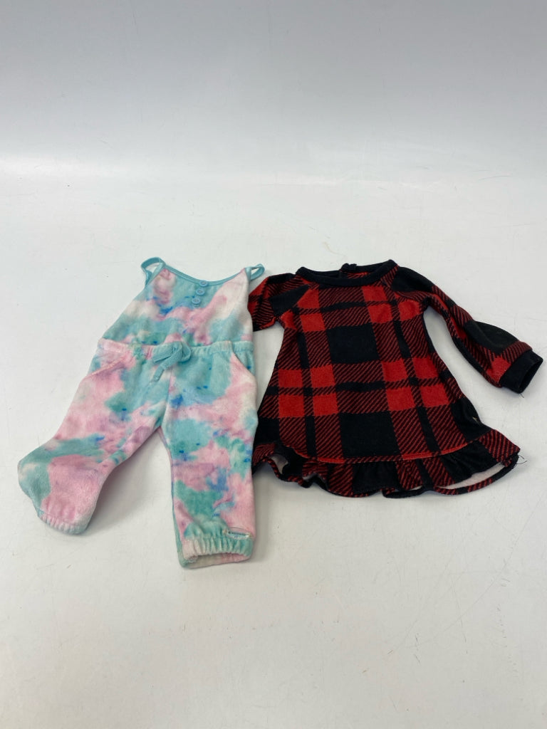 American Girl Aqua Pink Tie Dye Doll Clothing