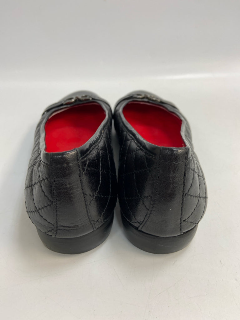 Amalfi US Shoe Size 8 Black Quilted Flats