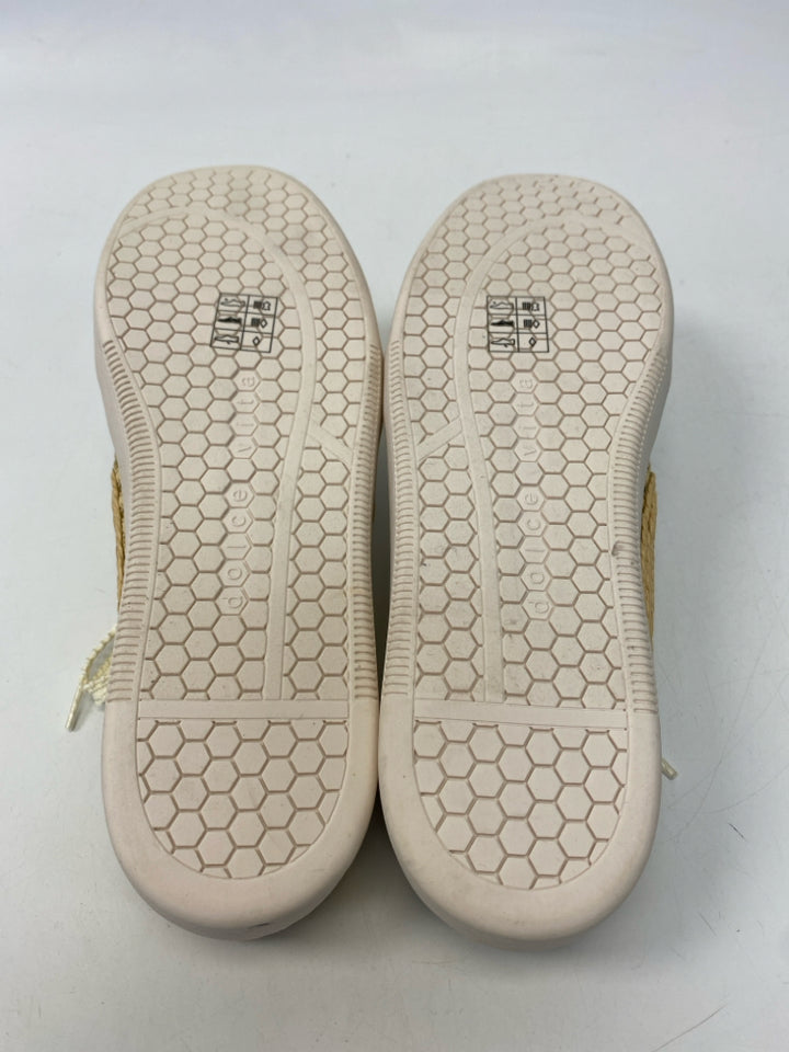NWOT Dolce Vita  Size 9.5 Tan Cream Lace-up Sneakers