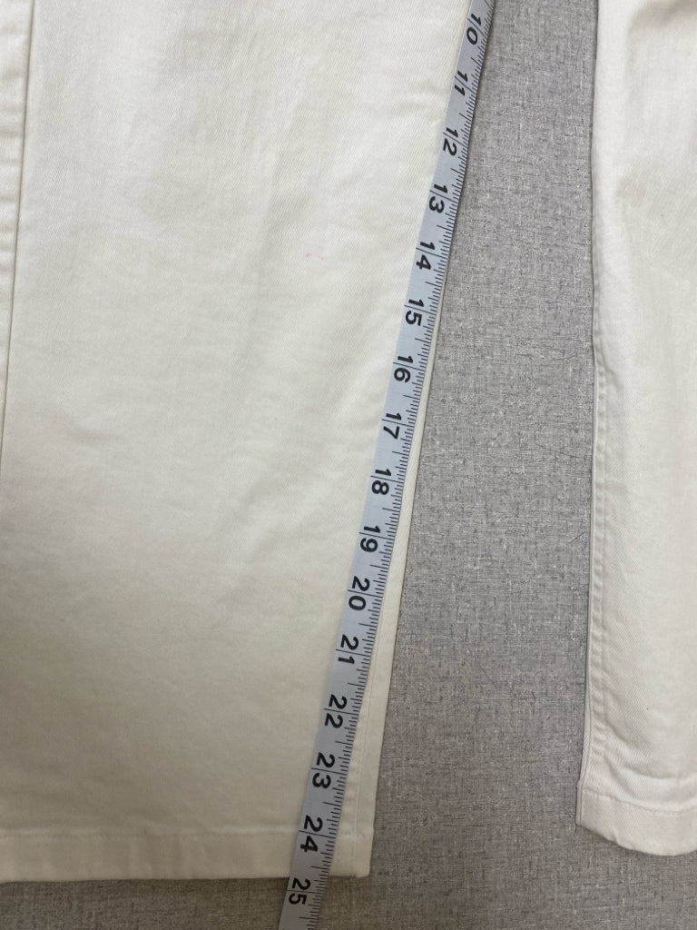 Brooks Brothers Size 12 White Cropped Ladies Pants