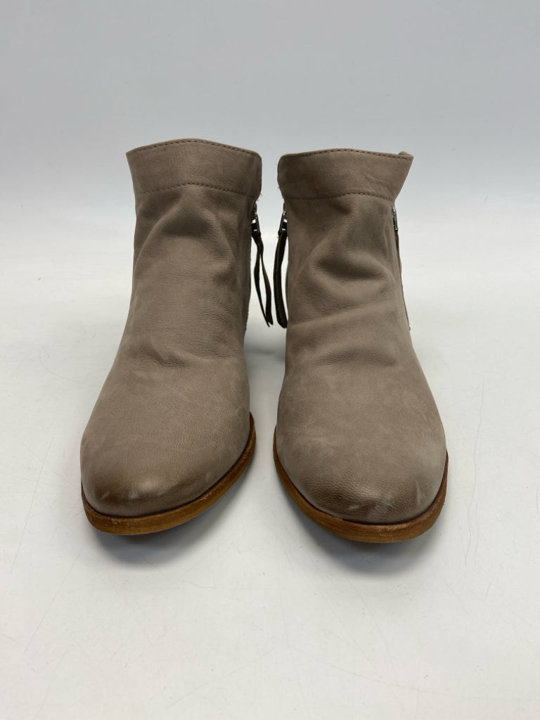 Sam Edelman  Size 9.5 Taupe Side Zipper Boots