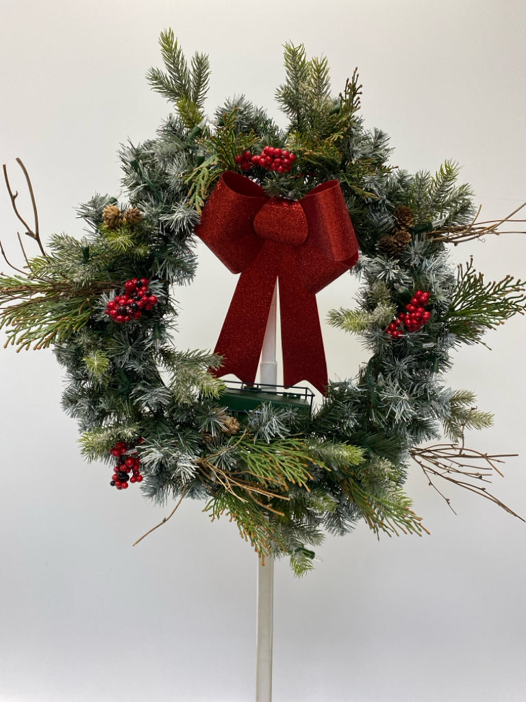 Green Red/Brown Lit Christmas