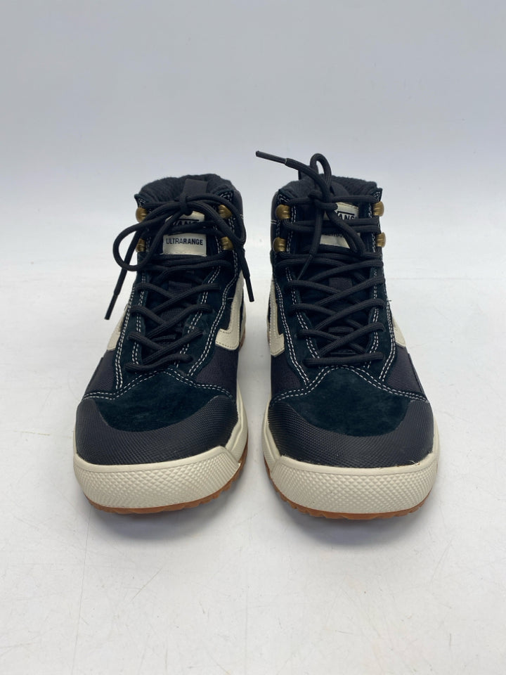 NWOT Vans US Shoe Size 8 Black Tan Lace-up Sneakers