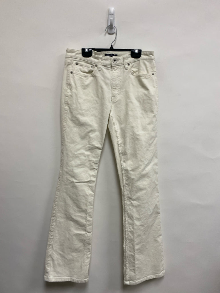 Vineyard Vines Size 27 Cream Corduroy Ladies Pants
