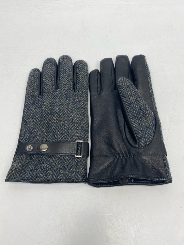 Gray Black Chevron Winter Gloves