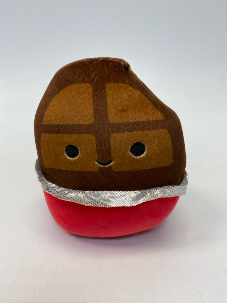 Squishmallows Red Brown Stuffed Animal