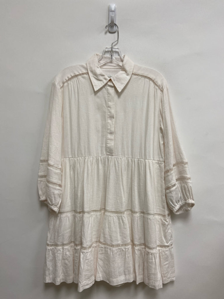 Maeve Size XS White Eyelet Ladies Dress
