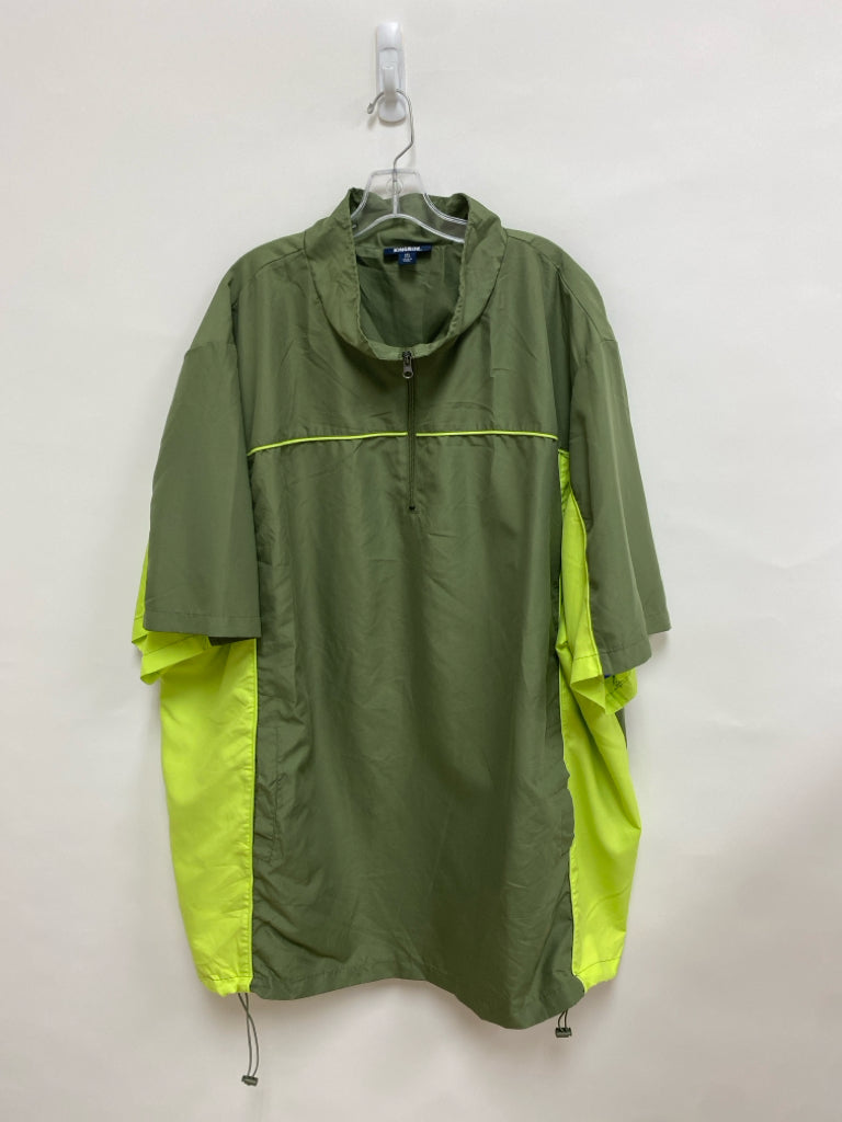 KING SIZE Size 4X Green Neon Yellow Men&