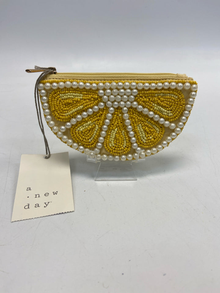 NWT a new day Yellow White Beaded Misc. Accessory