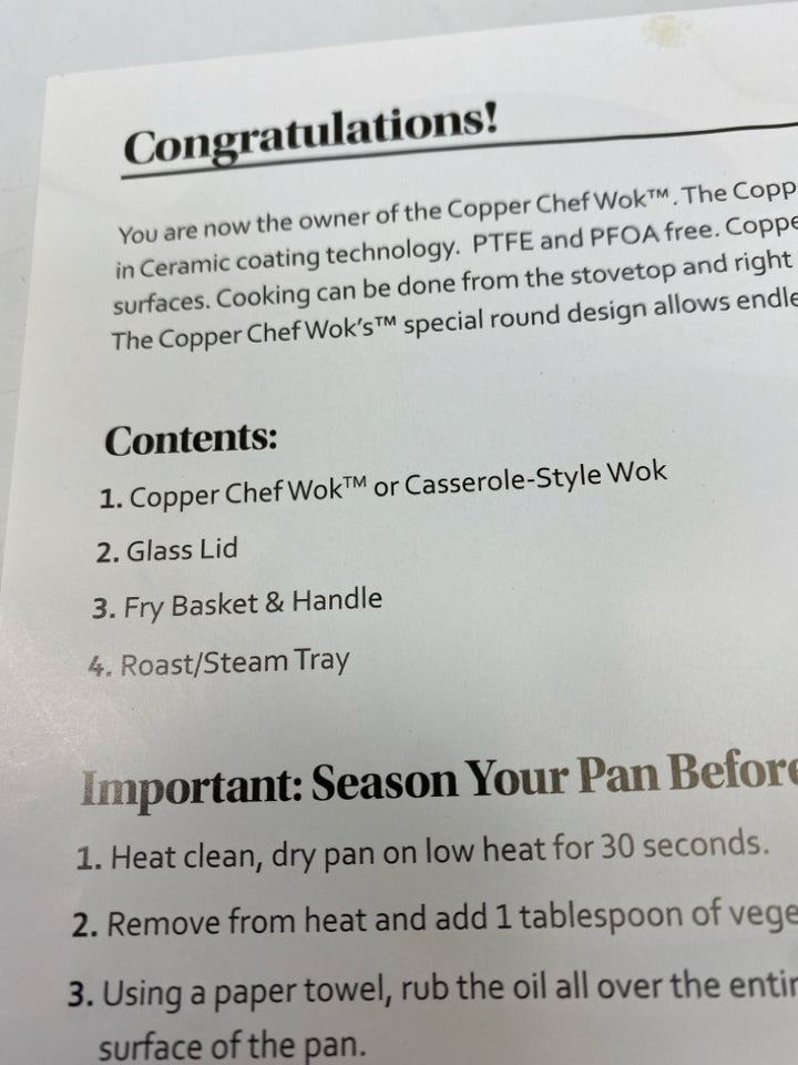 Copper Chef Copper Cookware