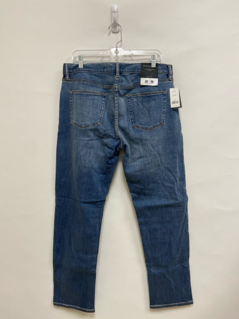 NWT Banana Republic Size 33 Faded Blue Men&