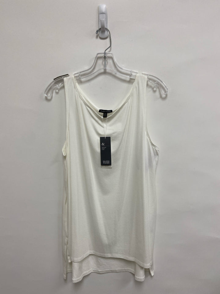 NWT Eileen Fisher Size XL White Sleeveless Ladies Top