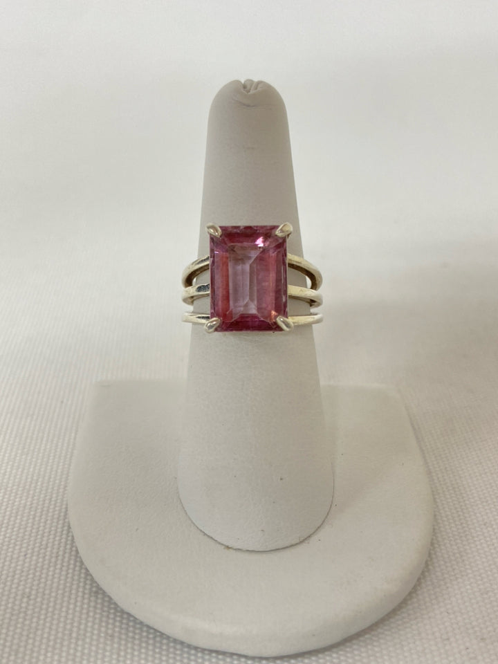 Lilac Silver Rectangle(s) Ring