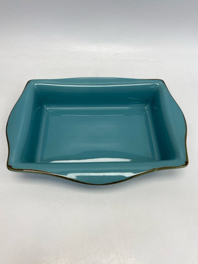 Southern Living Blue Brown Trimmed Bakeware