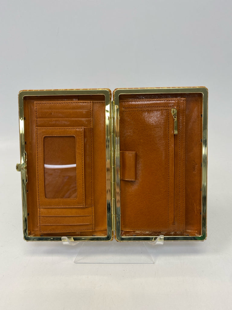 Orange Gold Alligator(s) Wallet