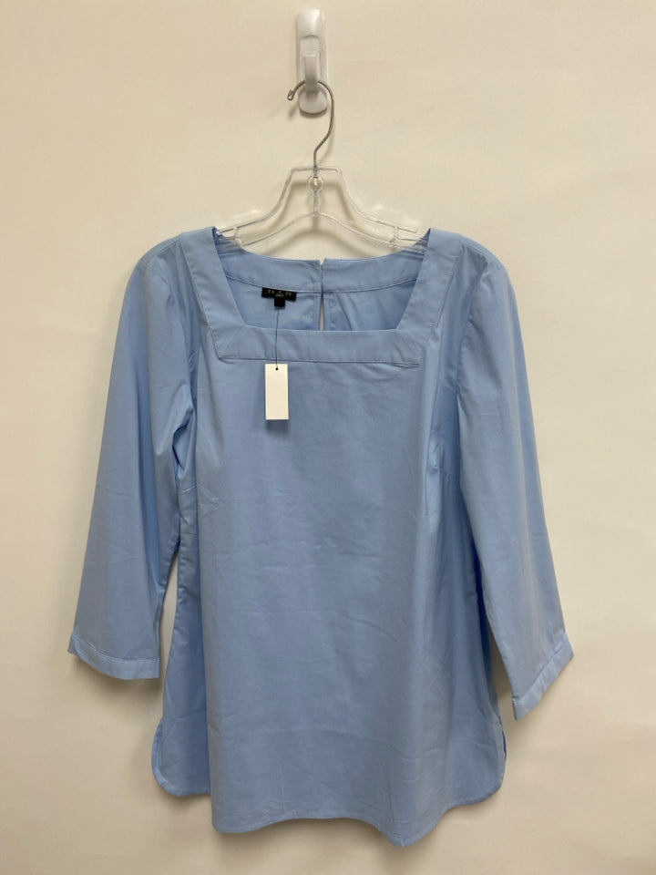 NWT Talbots Size M Powder Blue 3/4 Sleeve Ladies Top