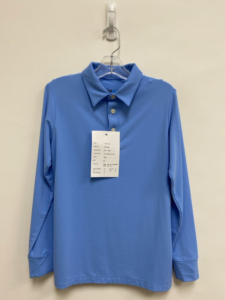 NWT IBKUL SIZE 7/8 Blue Polo Boy&