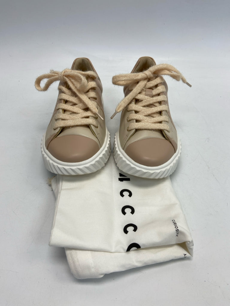 4CCCCEES  Size 39 Blush Lace-up Sneakers