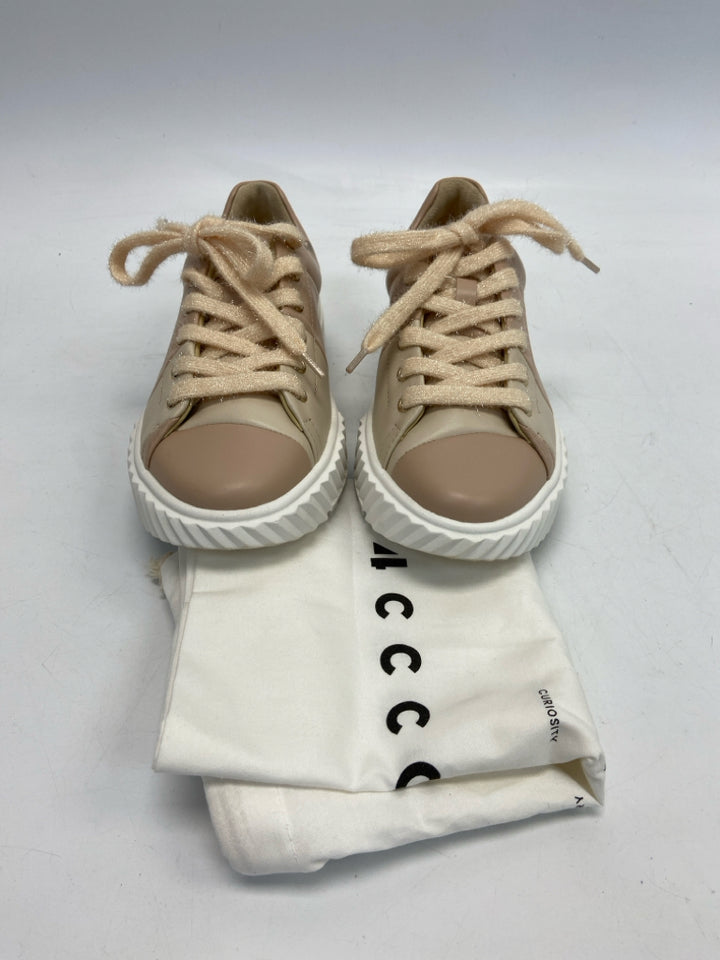 4CCCCEES  Size 39 Blush Lace-up Sneakers