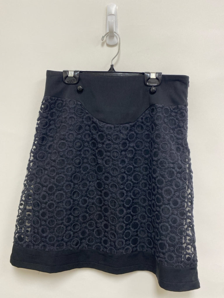 Patrizia Size S Black Texture Ladies Skirt