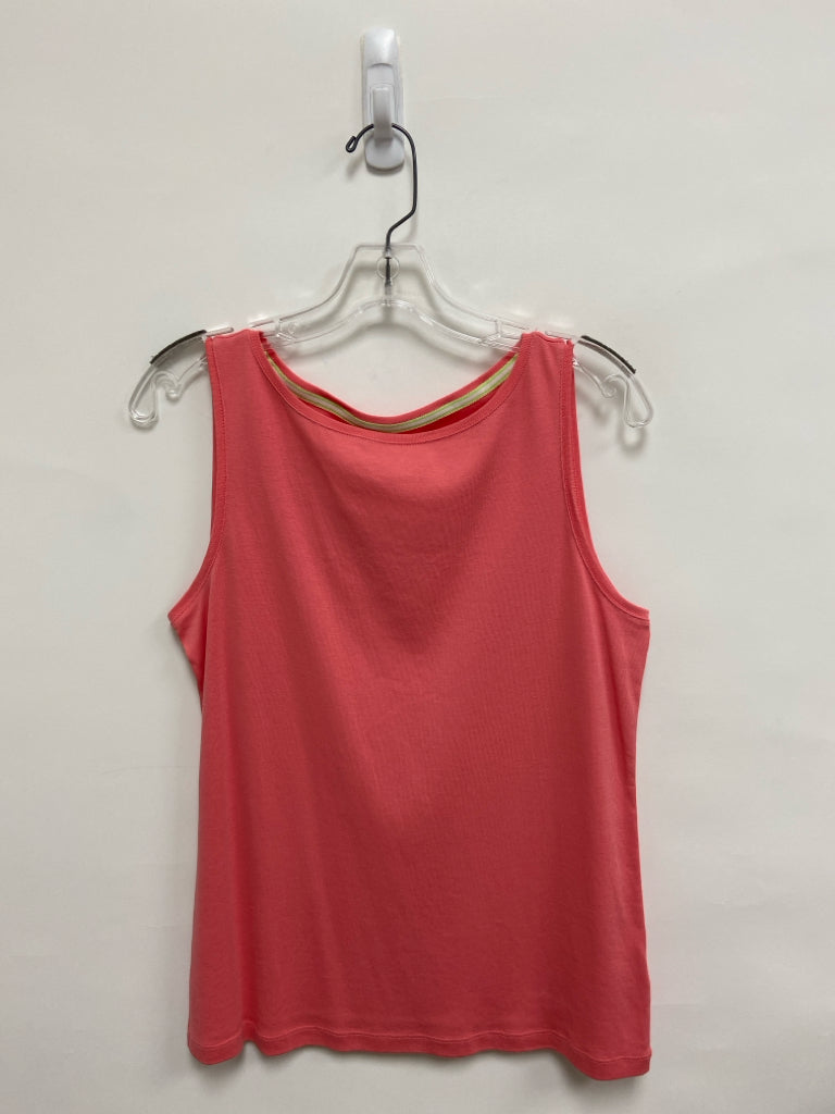 Size MP Salmon Sleeveless Petite Top