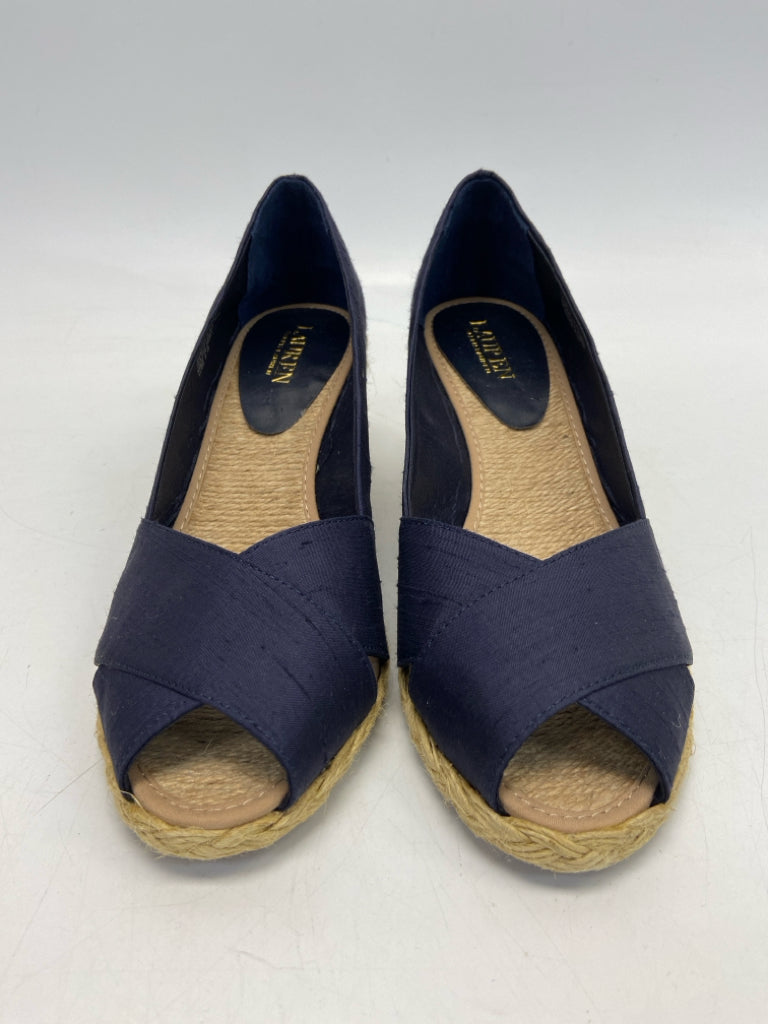 Ralph Lauren  Size 9.5 Navy Sandals