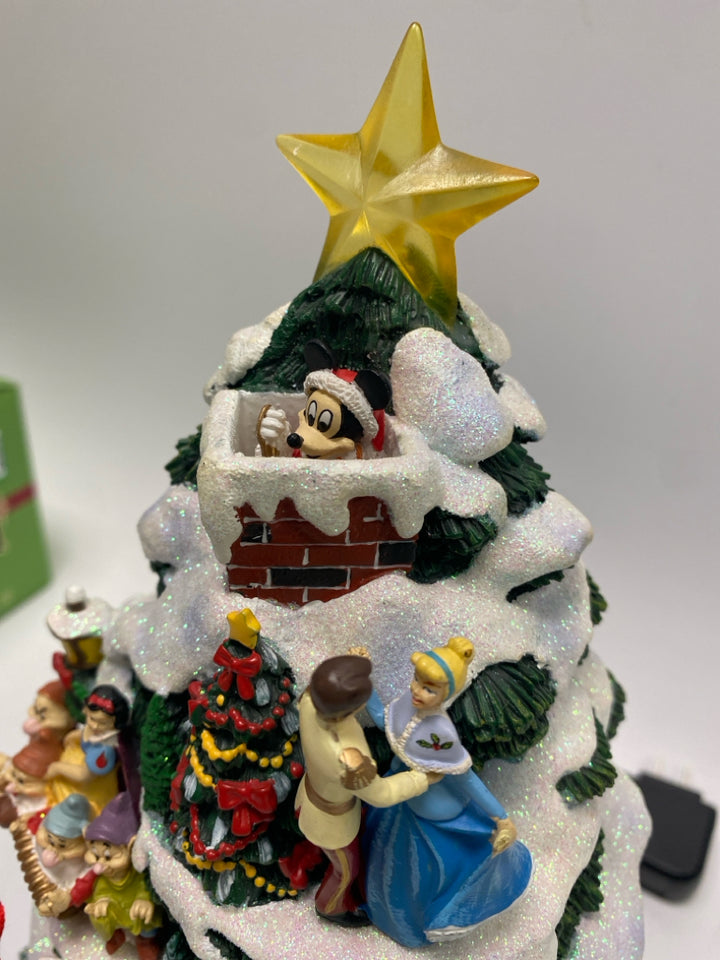 Disney Green Multi Color Characters Christmas