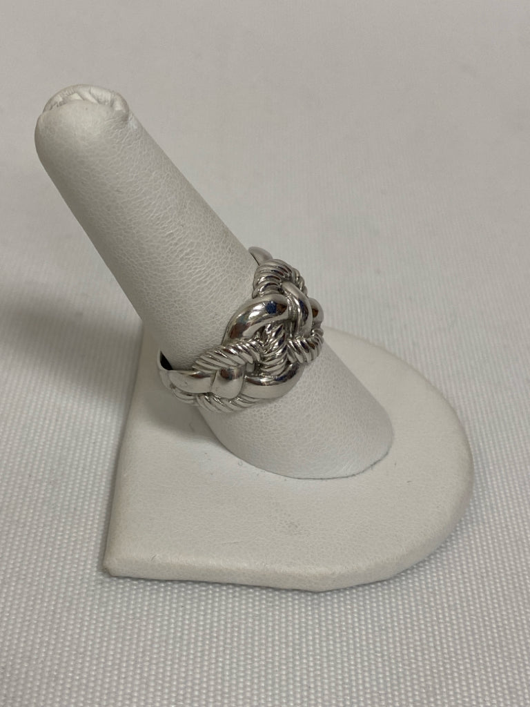 Silver Braided Ring