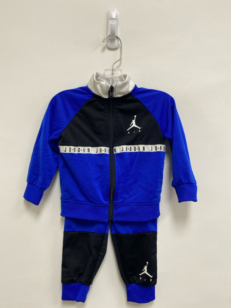 JORDAN SIZE 18M Royal Blue White/Black Zip Down Boy&