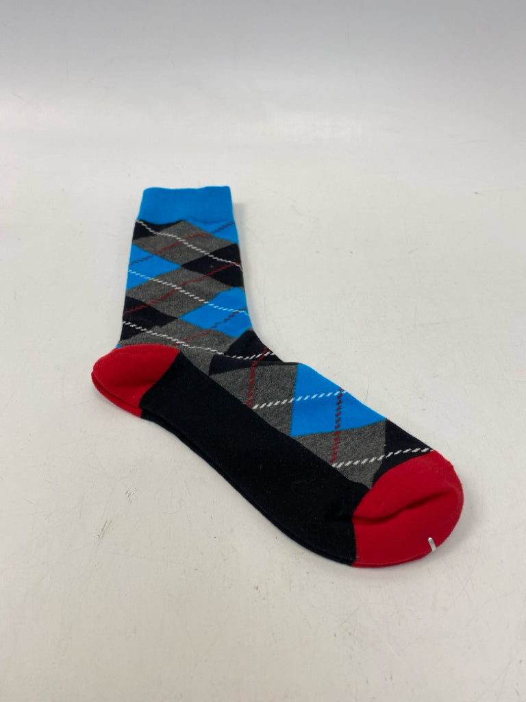 Blue Gray Argyle Men&