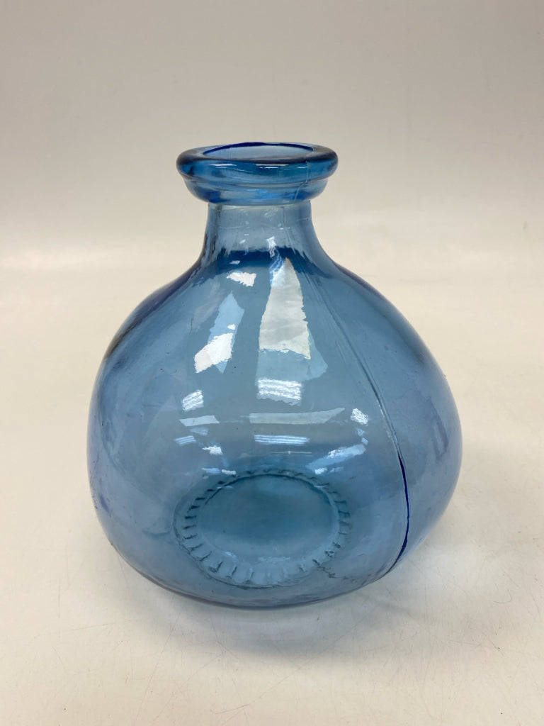 Clear Blue Vase