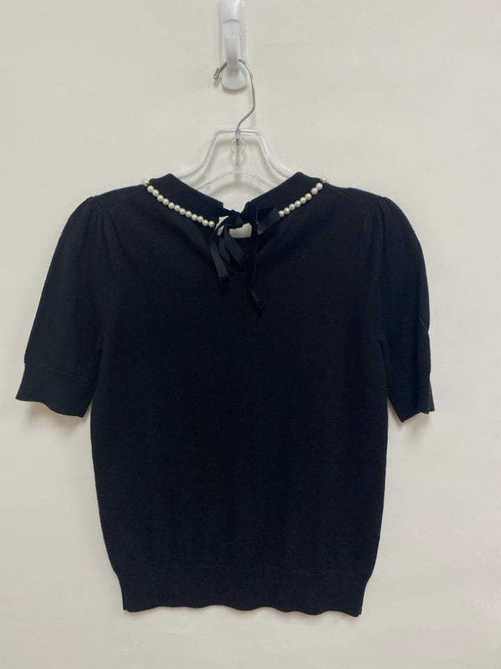 NWT Kate Spade Size XS Black Pearls Ladies Sweater