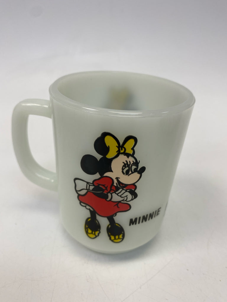 Disney White Multi Color Minnie Mouse Mirror Coffee Mug