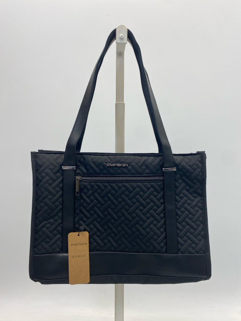 NWT Black Briefcase