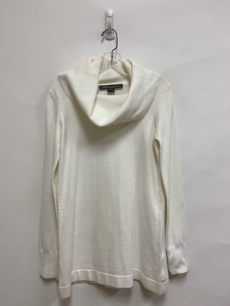 French Connection Size M White Turtleneck Ladies Sweater