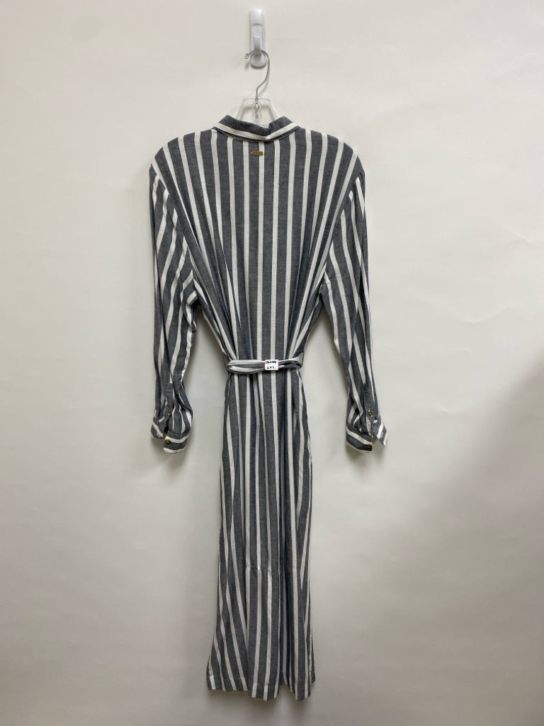 Barbour Size 10 Navy White Striped Ladies Dress