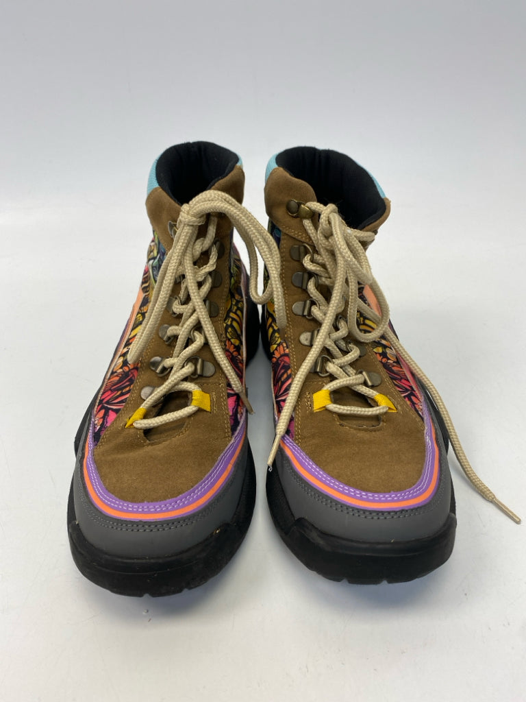 Inkkas  Size 11 Brown Multi-Color Lace-up Boots