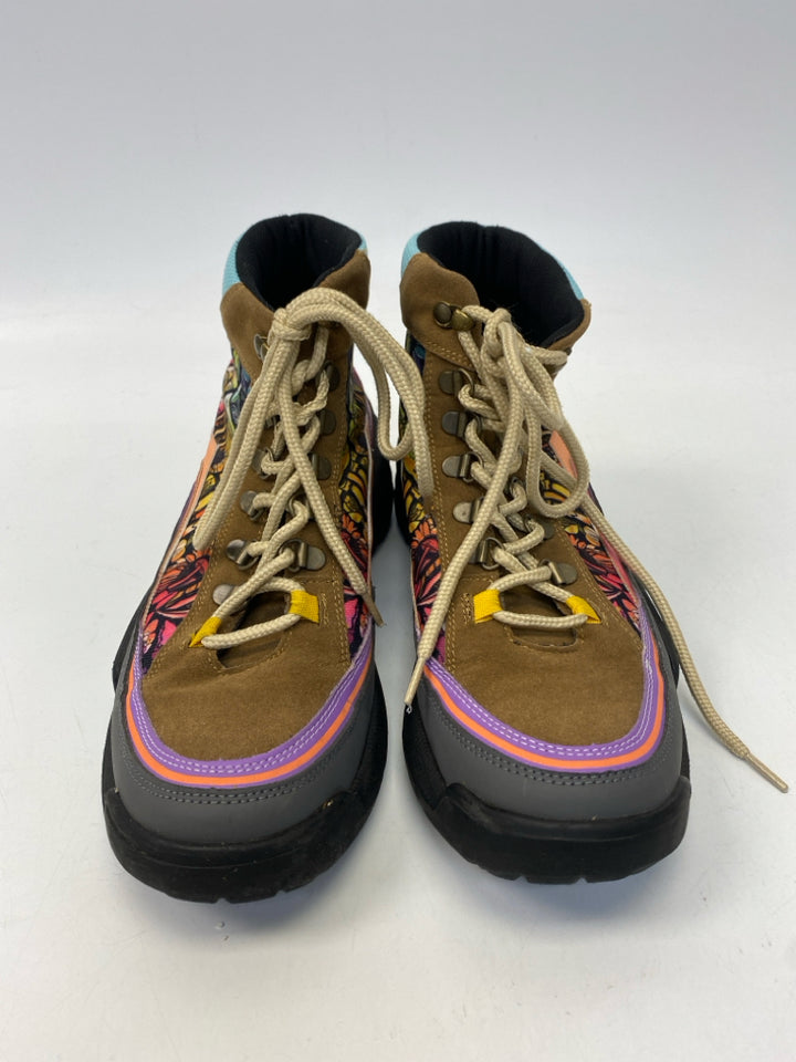 Inkkas  Size 11 Brown Multi-Color Lace-up Boots