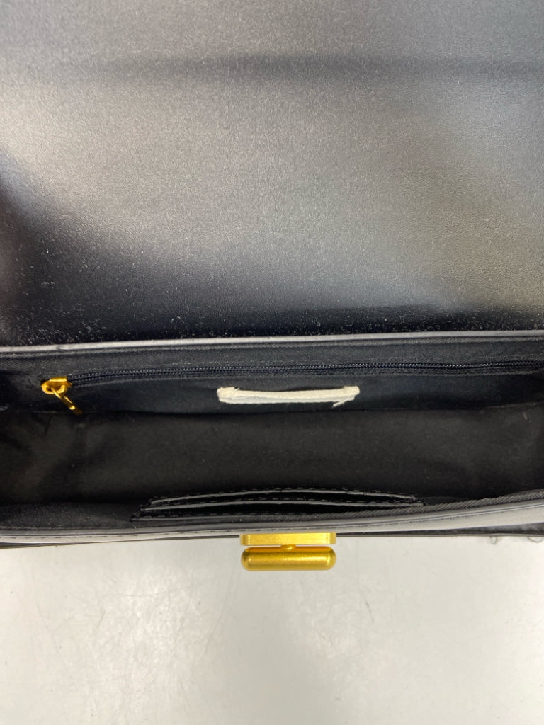 RACHEL ZOE Black Gold Accent(s) Handbag