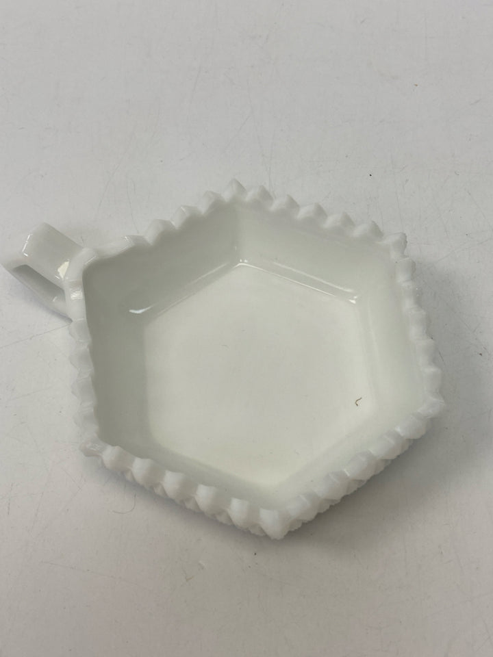 White Hobnail Glass Bowl(s)