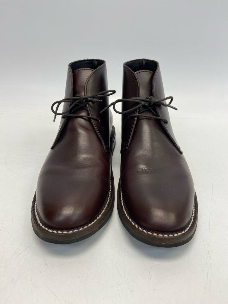 Thursday Boot Co Size 8 Brown Lace-Up Leather Men&