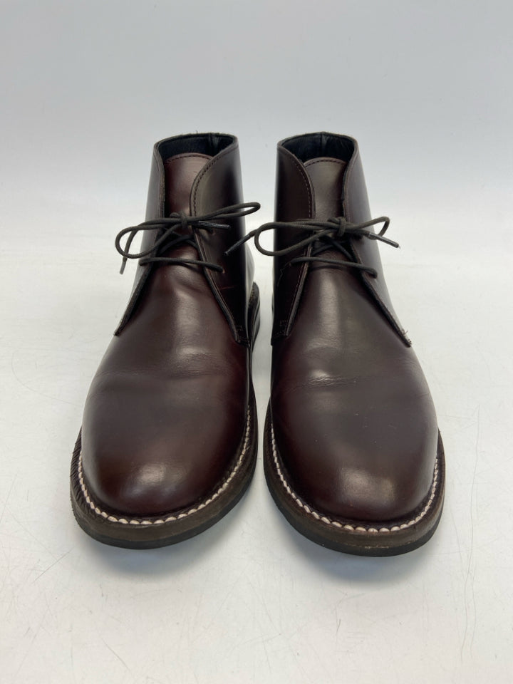 Thursday Boot Co Size 8 Brown Lace-Up Leather Men&