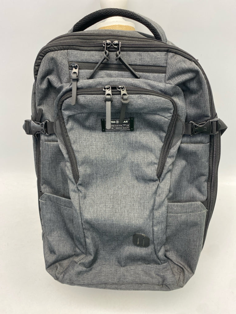 Swiss Gear Dark Gray Black Backpack
