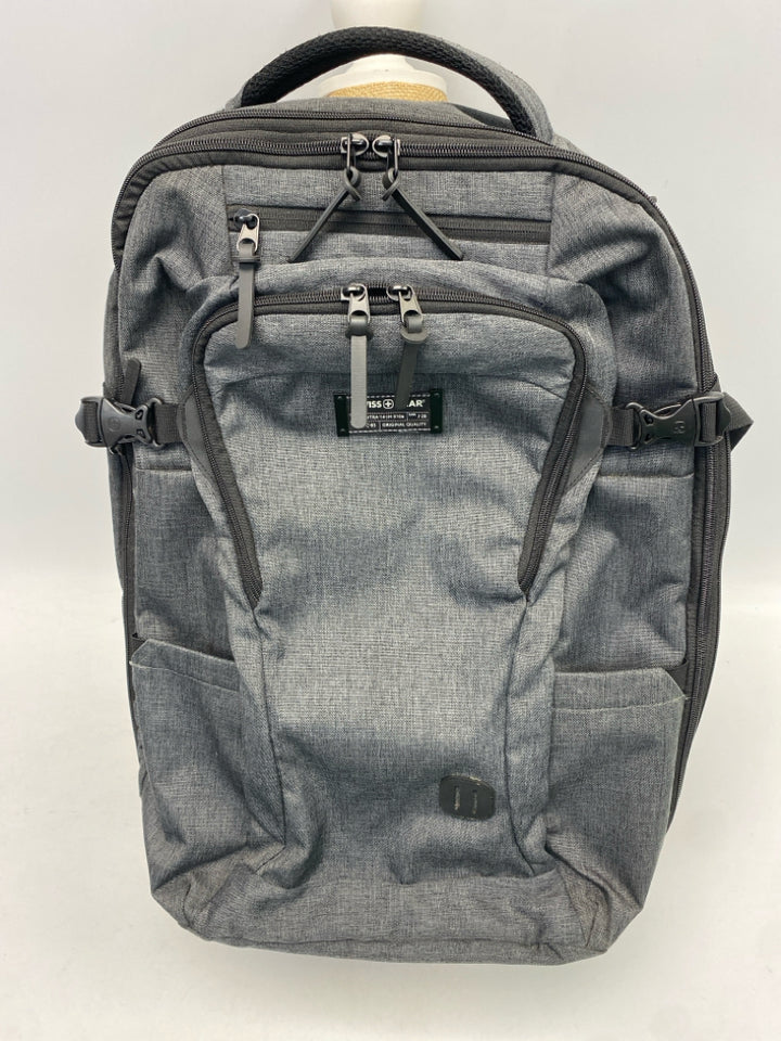 Swiss Gear Dark Gray Black Backpack
