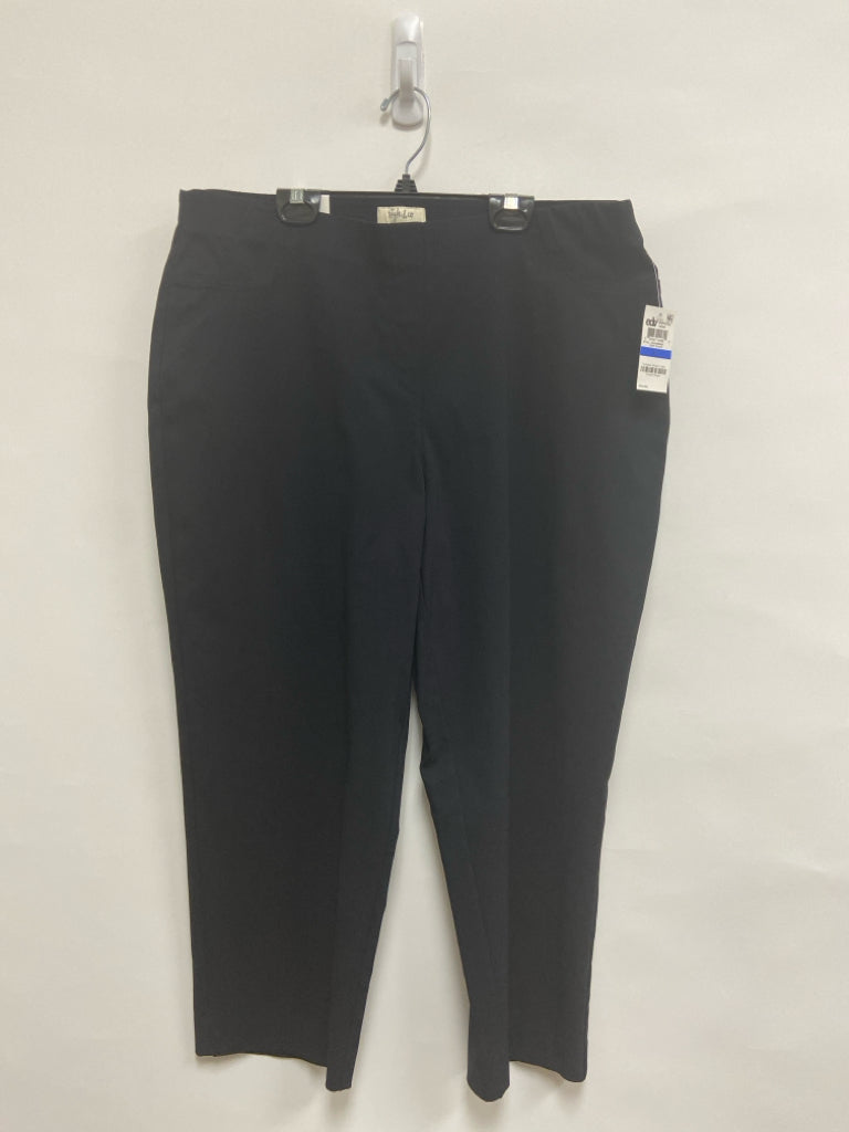 NWT Style &amp; Co. Size XL Black Cropped Ladies Pants