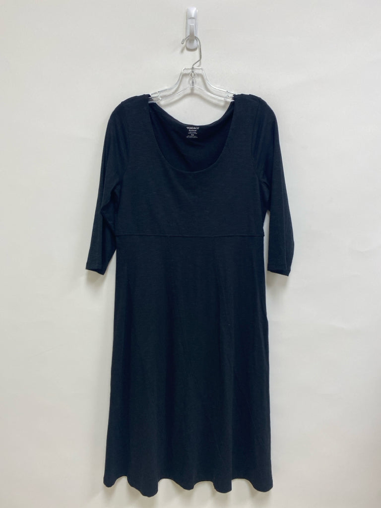 Toad &amp; Co. Size M Black Long Sleeve Ladies Dress